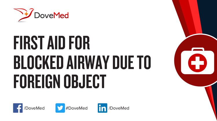 First Aid For Blocked Airway Due To Foreign Object