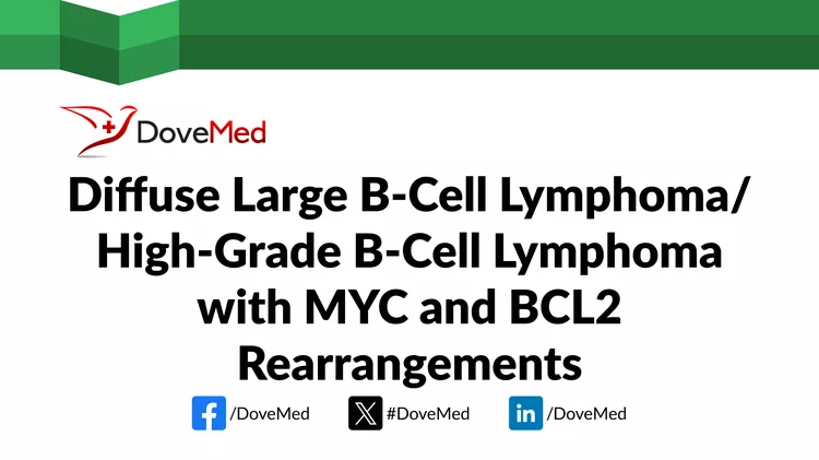 Diffuse Large B-Cell Lymphoma/High-Grade B-Cell Lymphoma with MYC and ...