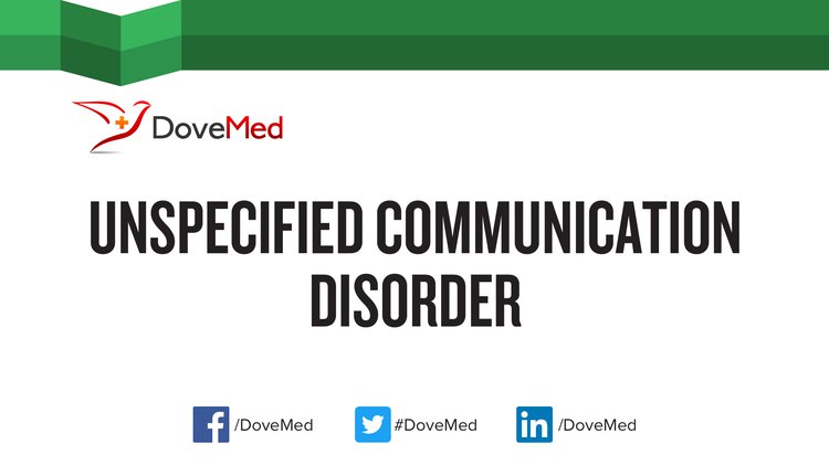 unspecified-communication-disorder