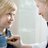 Child getting a checkup by a doctor.