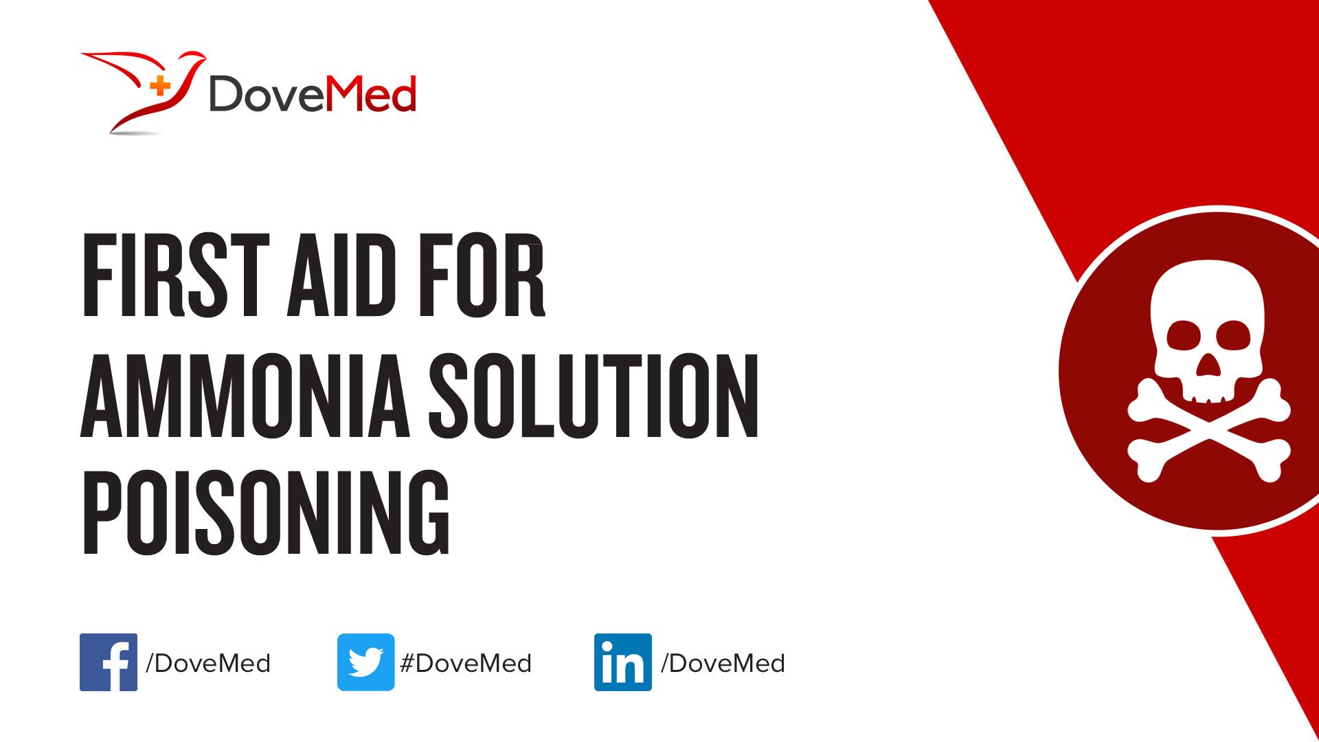 First Aid for Ammonia Solution Poisoning