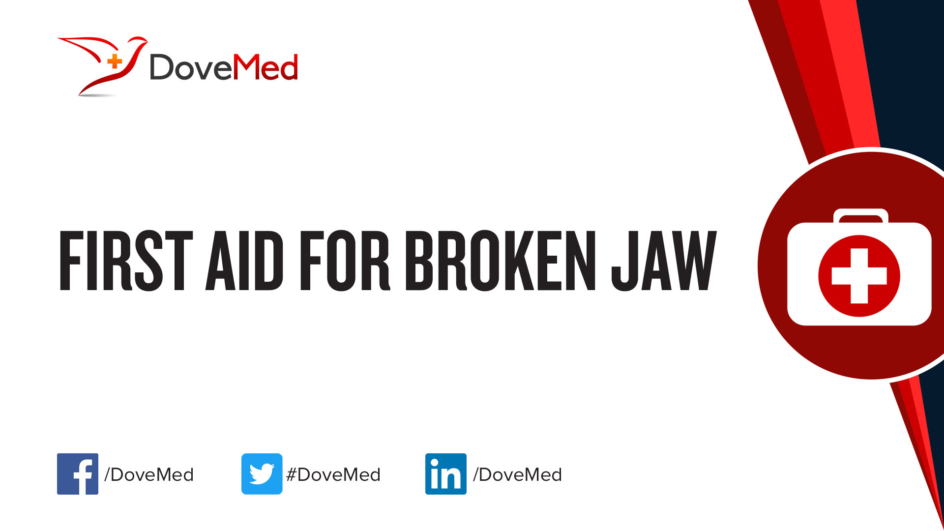 First Aid for Broken Jaw