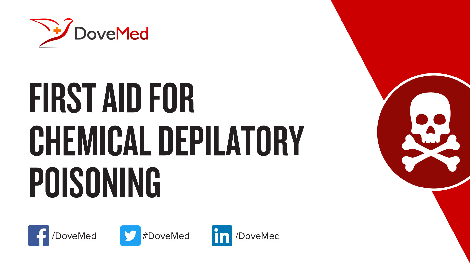 First Aid for Chemical Depilatory Poisoning