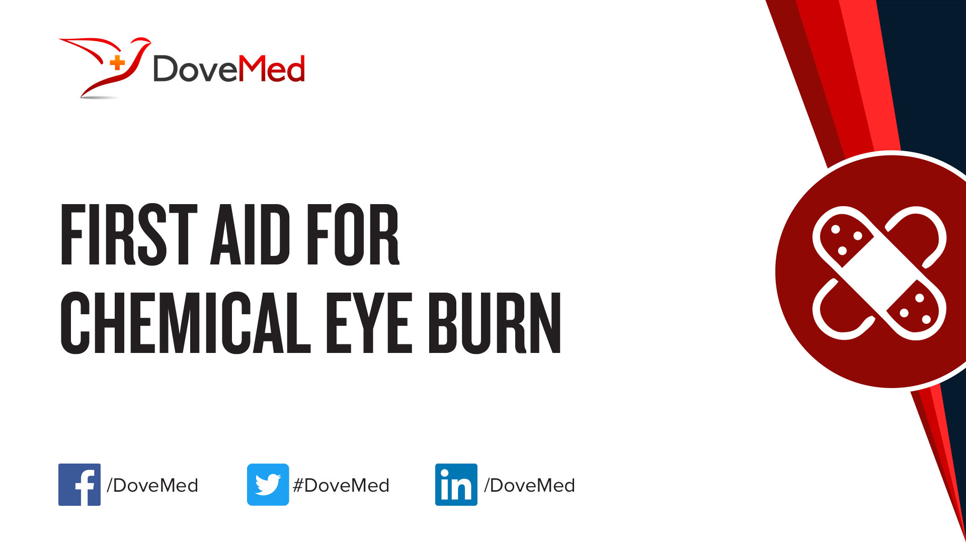 First Aid for Chemical Eye Burn