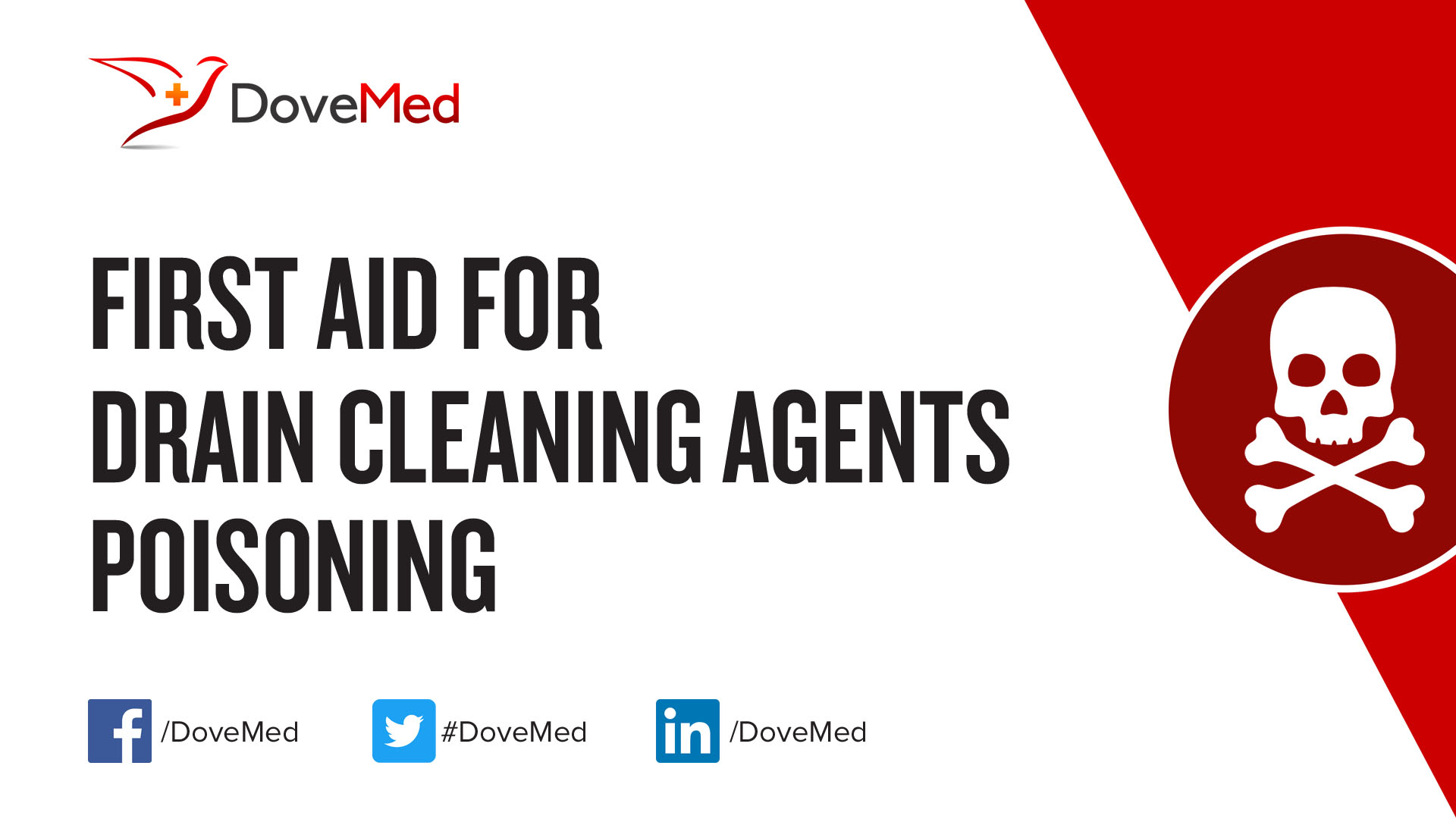 First Aid for Drain Cleaning Agents Poisoning