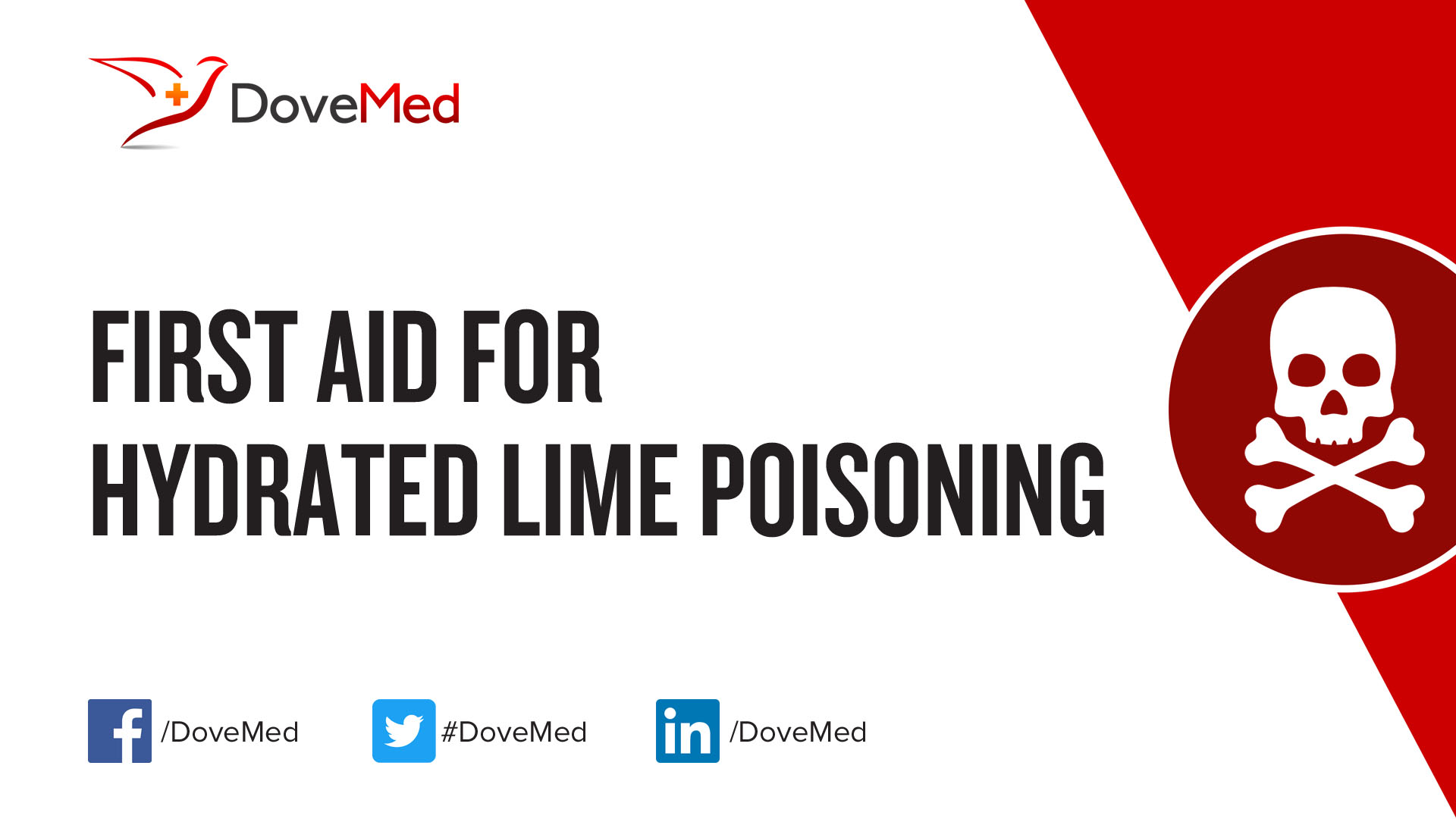 First Aid for Hydrated Lime Poisoning