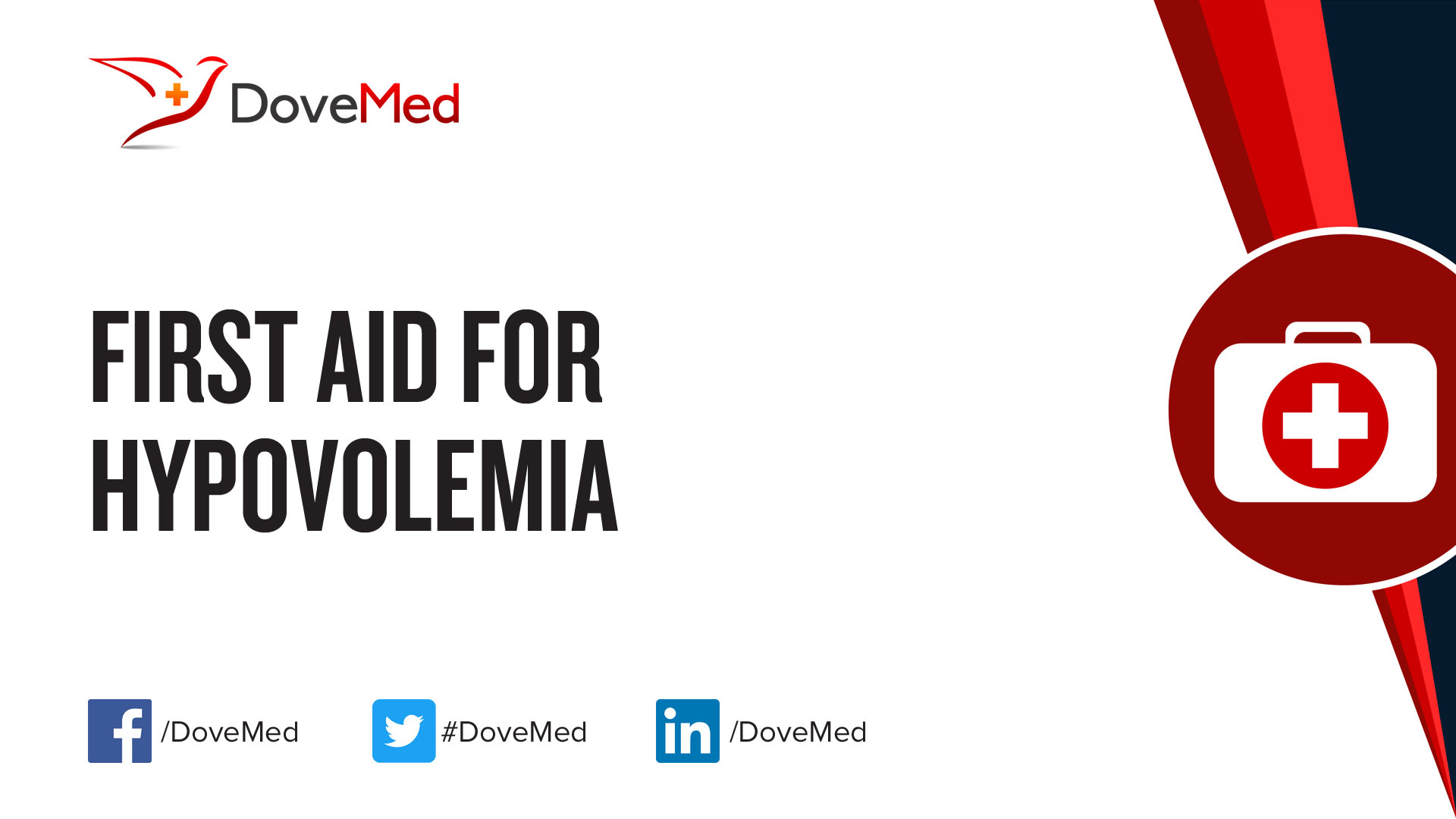 First Aid for Hypovolemia (due to Severe Bleeding)