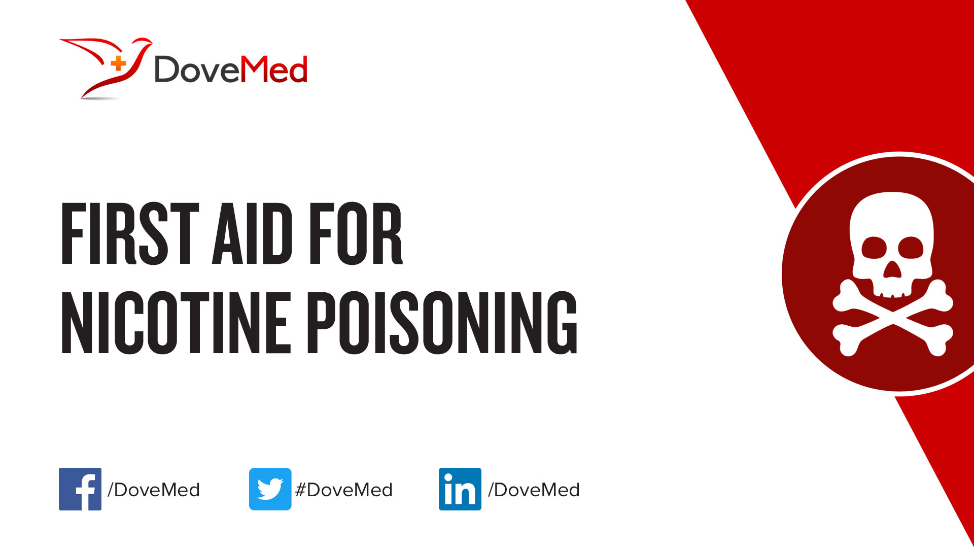 First Aid For Nicotine Poisoning