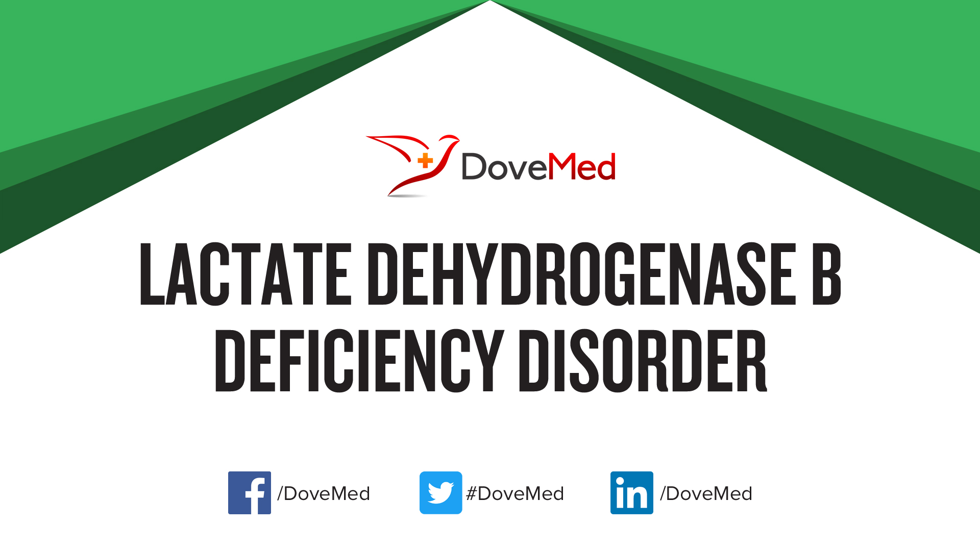 Lactate Dehydrogenase B Deficiency Disorder