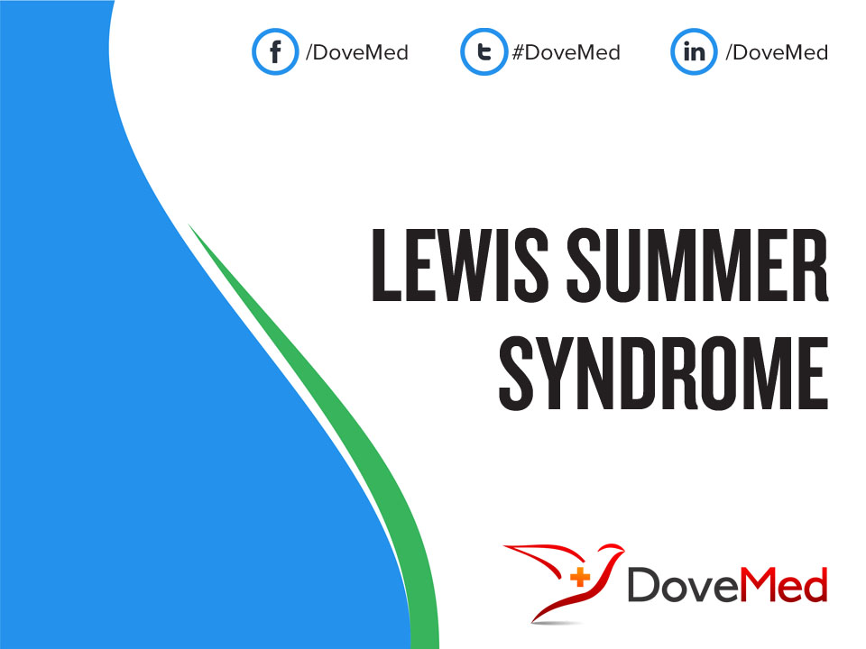syndrome de lewis summer - neuropathie de lewis et sumner