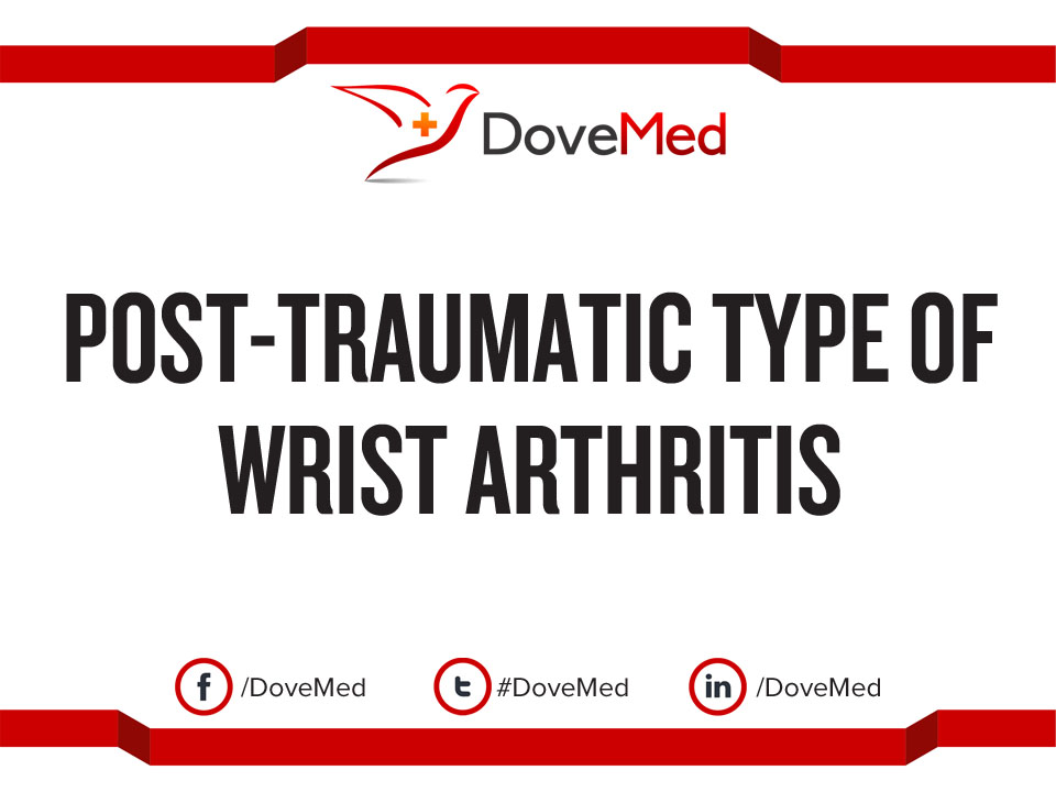 icd 10 code for right wrist post traumatic arthritis