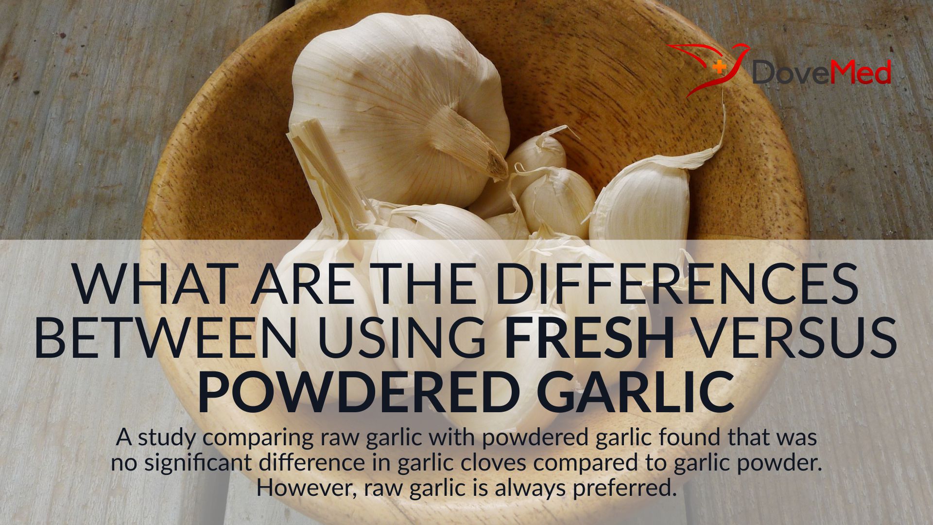 What Are The Differences Between Using Fresh Garlic Versus Garlic Powder? -  DoveMed