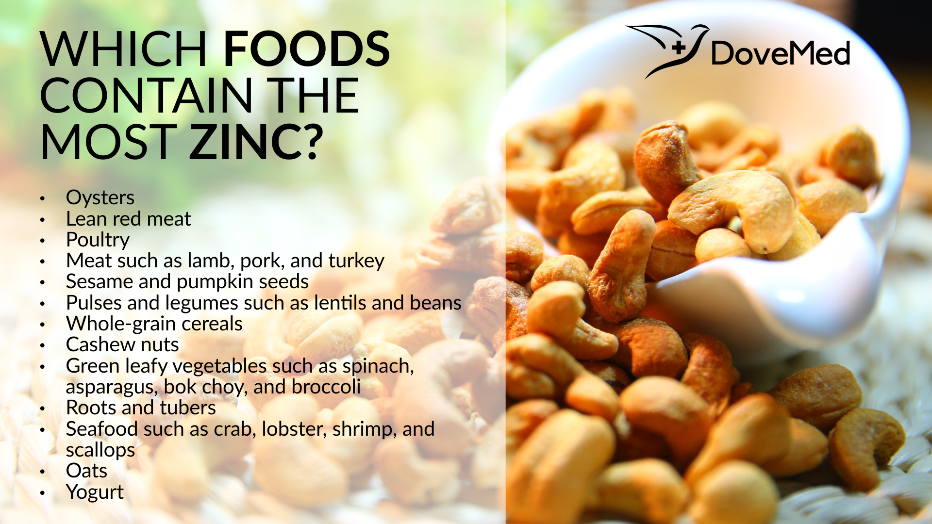 Foods High In Zinc